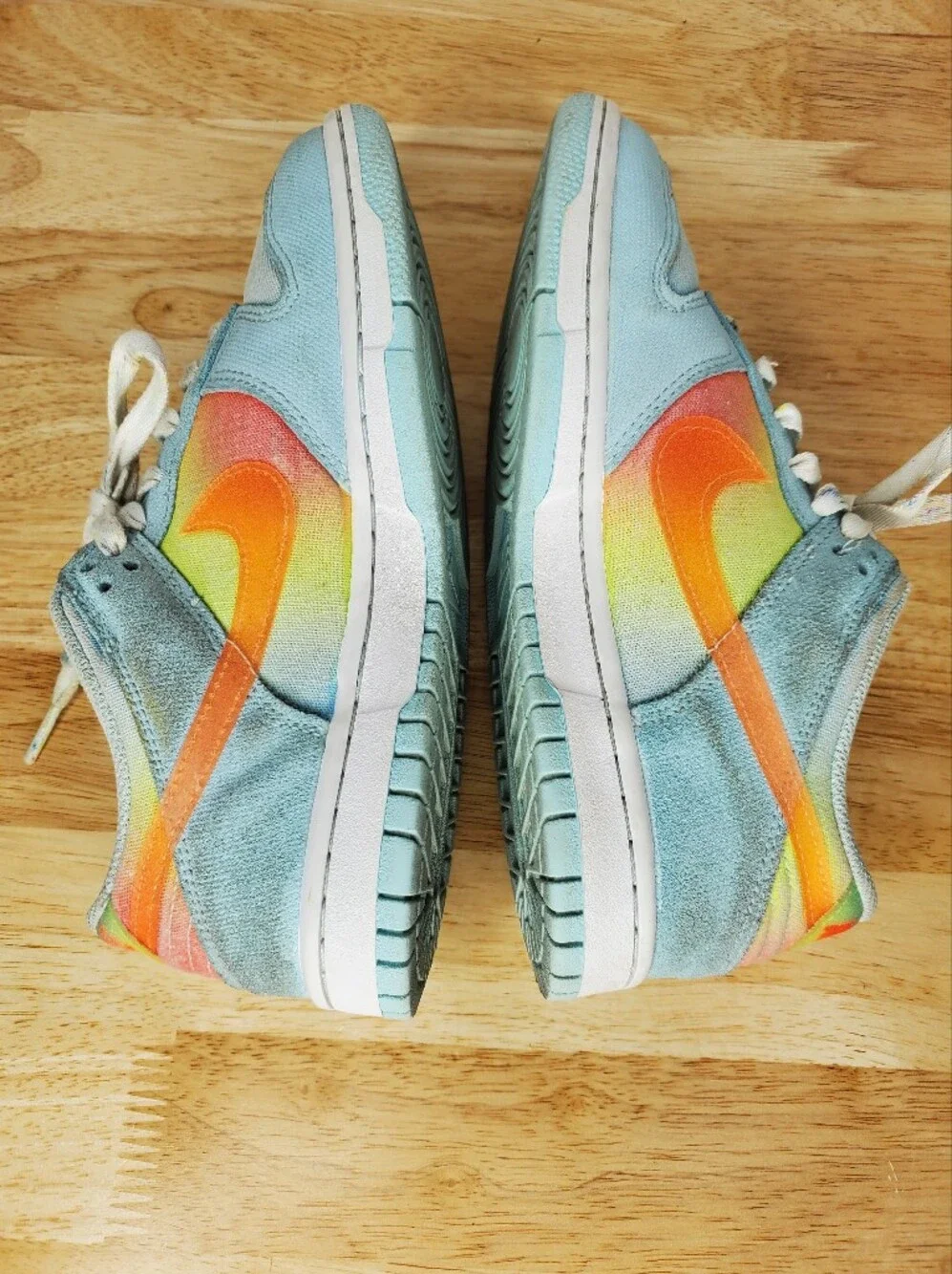 Nike Dunk Low BG Heat Map Glacier Blue GS Size 5.5Y HF4797 474